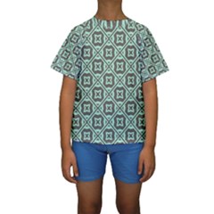 Pattern 11 Kids  Short Sleeve Swimwear by GardenOfOphir