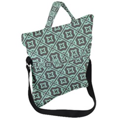 Pattern 11 Fold Over Handle Tote Bag by GardenOfOphir