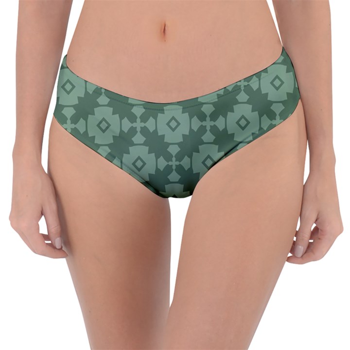 Sophisticated Pattern Reversible Classic Bikini Bottoms