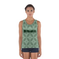 Sophisticated Pattern Sport Tank Top  by GardenOfOphir