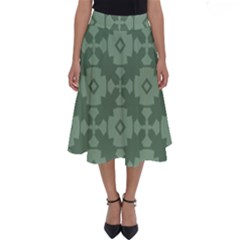 Sophisticated Pattern Perfect Length Midi Skirt by GardenOfOphir