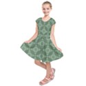 Sophisticated Pattern Kids  Short Sleeve Dress View1