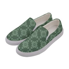 Sophisticated Pattern Women s Canvas Slip Ons by GardenOfOphir