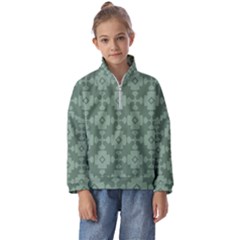 Sophisticated Pattern Kids  Half Zip Hoodie by GardenOfOphir