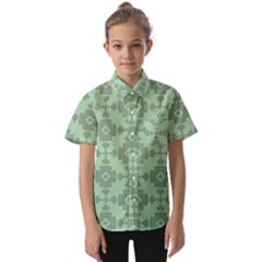 Pattern Kids  Short Sleeve Shirt by GardenOfOphir