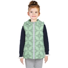 Pattern Kids  Hooded Puffer Vest by GardenOfOphir