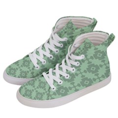 Pattern Women s Hi-top Skate Sneakers by GardenOfOphir