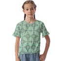 Pattern Kids  Cuff Sleeve Scrunch Bottom Tee View1