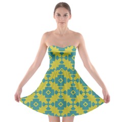 Pattern 4 Strapless Bra Top Dress by GardenOfOphir