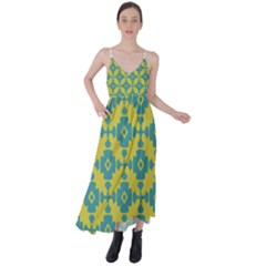 Pattern 4 Tie Back Maxi Dress by GardenOfOphir