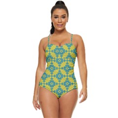 Pattern 4 Retro Full Coverage Swimsuit by GardenOfOphir