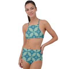 Pattern 3 High Waist Tankini Set by GardenOfOphir