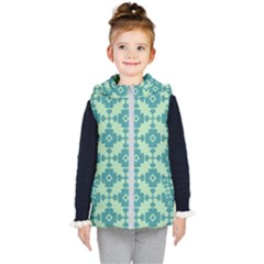 Pattern 3 Kids  Hooded Puffer Vest by GardenOfOphir