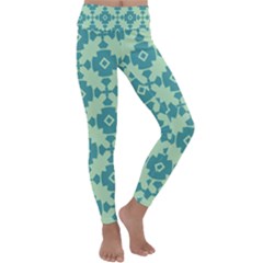 Pattern 3 Kids  Lightweight Velour Classic Yoga Leggings by GardenOfOphir