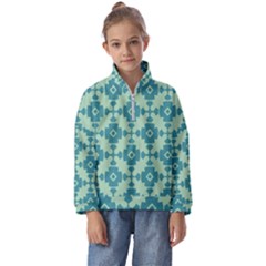 Pattern 3 Kids  Half Zip Hoodie by GardenOfOphir