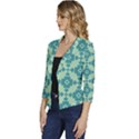 Pattern 3 Women s Casual 3/4 Sleeve Spring Jacket View2