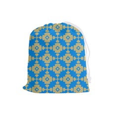 Pattern 7 Drawstring Pouch (large) by GardenOfOphir