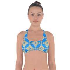 Pattern 7 Got No Strings Sports Bra by GardenOfOphir