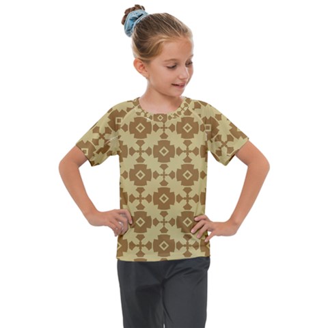 Pattern 6 Kids  Mesh Piece Tee by GardenOfOphir