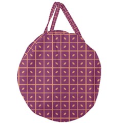 Pattern 9 Giant Round Zipper Tote by GardenOfOphir