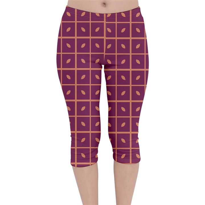 Pattern 9 Velvet Capri Leggings 