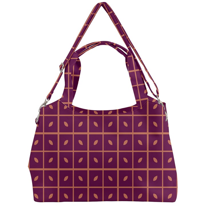 Pattern 9 Double Compartment Shoulder Bag