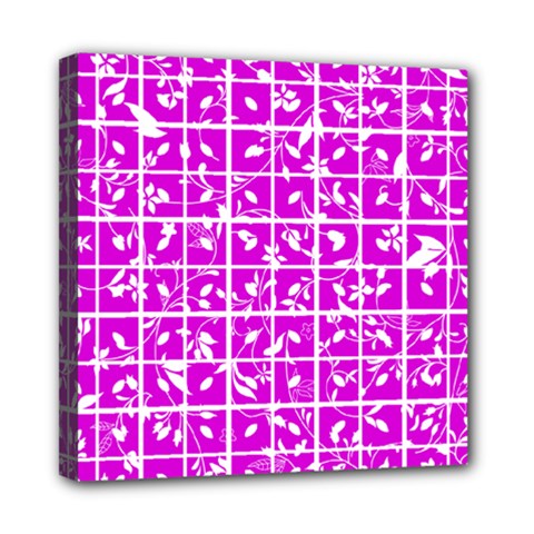 Pattern 8 Mini Canvas 8  X 8  (stretched) by GardenOfOphir