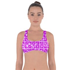 Pattern 8 Got No Strings Sports Bra by GardenOfOphir