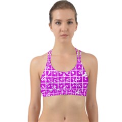 Pattern 8 Back Web Sports Bra by GardenOfOphir