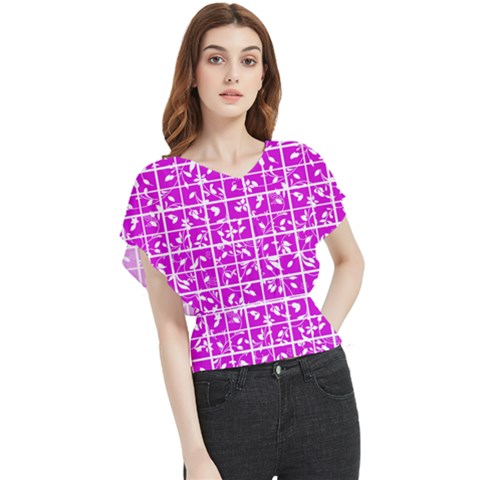 Pattern 8 Butterfly Chiffon Blouse by GardenOfOphir