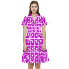 Pattern 8 Short Sleeve Waist Detail Dress by GardenOfOphir