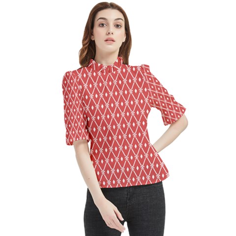 Pattern 10 Frill Neck Blouse by GardenOfOphir