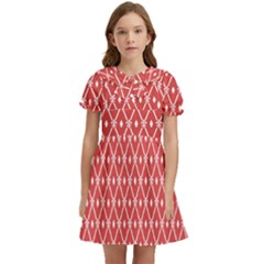 Pattern 10 Kids  Bow Tie Puff Sleeve Dress by GardenOfOphir