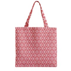 Pattern 11 Zipper Grocery Tote Bag by GardenOfOphir