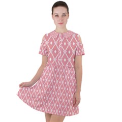 Pattern 11 Short Sleeve Shoulder Cut Out Dress  by GardenOfOphir