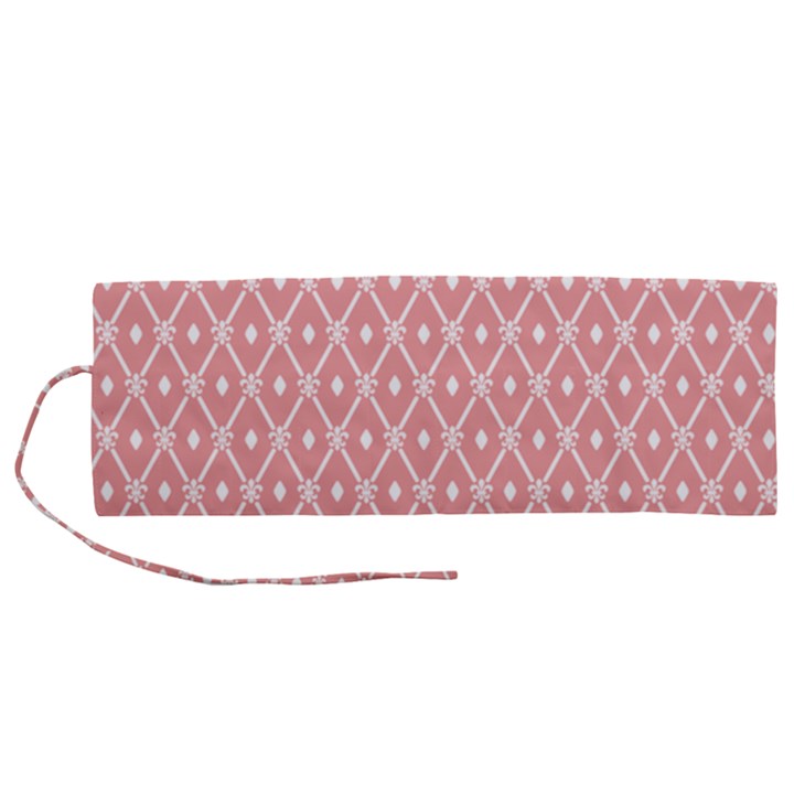 Pattern 11 Roll Up Canvas Pencil Holder (M)