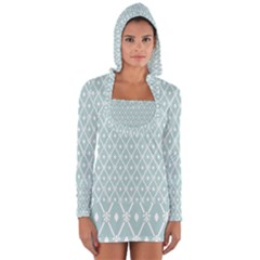 Pattern 12 Long Sleeve Hooded T-shirt by GardenOfOphir