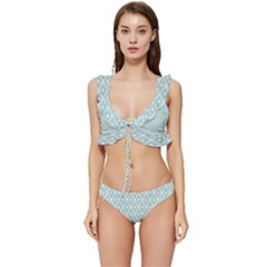 Pattern 12 Low Cut Ruffle Edge Bikini Set by GardenOfOphir