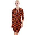 Pattern 14 Quarter Sleeve Hood Bodycon Dress View1