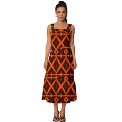 Pattern 14 Square Neckline Tiered Midi Dress by GardenOfOphir