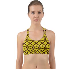 Pattern 16 Back Web Sports Bra by GardenOfOphir