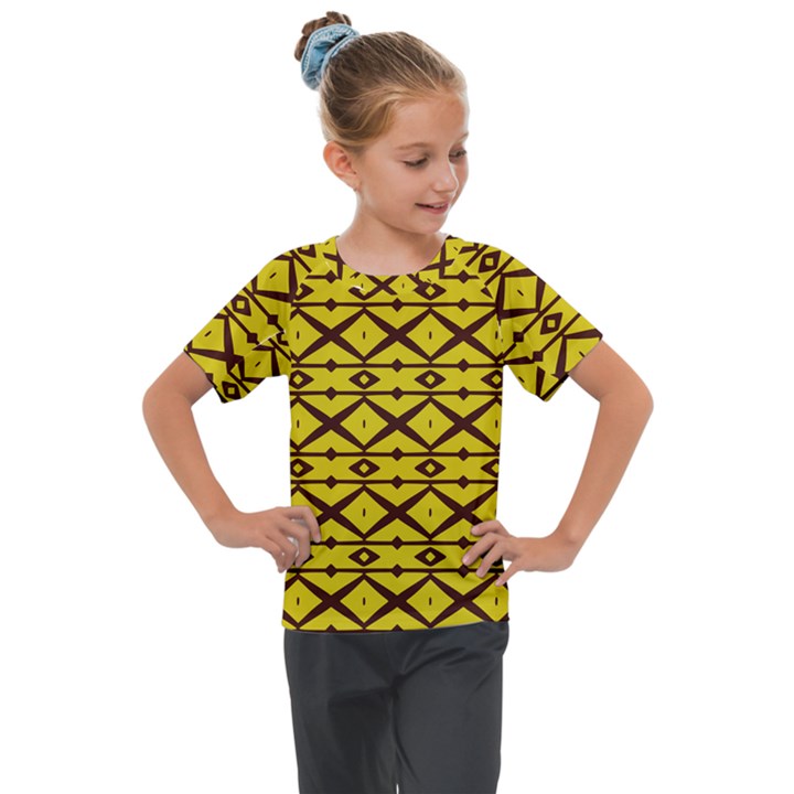 Pattern 16 Kids  Mesh Piece Tee