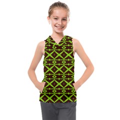 Pattern 17 Kids  Sleeveless Hoodie by GardenOfOphir