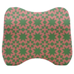 Pattern 18 Velour Head Support Cushion by GardenOfOphir