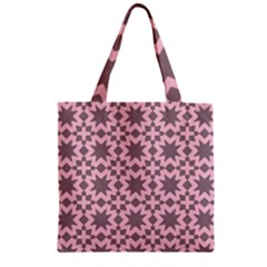 Pattern 19 Zipper Grocery Tote Bag by GardenOfOphir