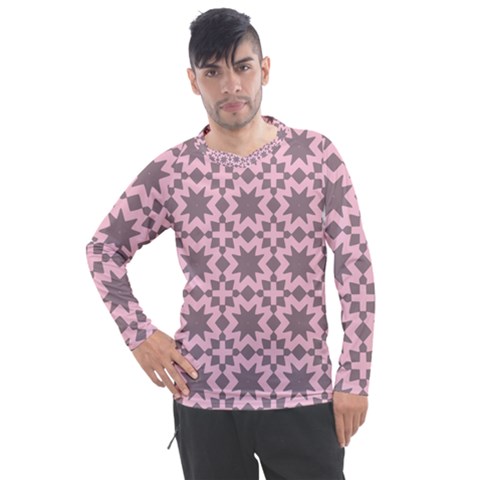 Pattern 19 Men s Pique Long Sleeve Tee by GardenOfOphir