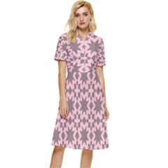 Pattern 19 Button Top Knee Length Dress by GardenOfOphir