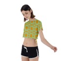 Pattern 21 Tie Back Short Sleeve Crop Tee View2