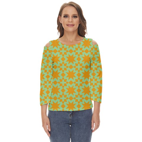 Pattern 21 Cut Out Wide Sleeve Top by GardenOfOphir