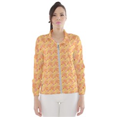 Peach Leafs Women s Windbreaker by Sparkle